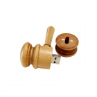 Wooden Usb Drives - Laser Hammer shaped wooden usb memory stick LWU932